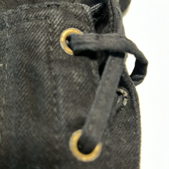 Milwaukee Performance black denim biker vest conceal carry pockets men's XLarge - Picture 10 of 10